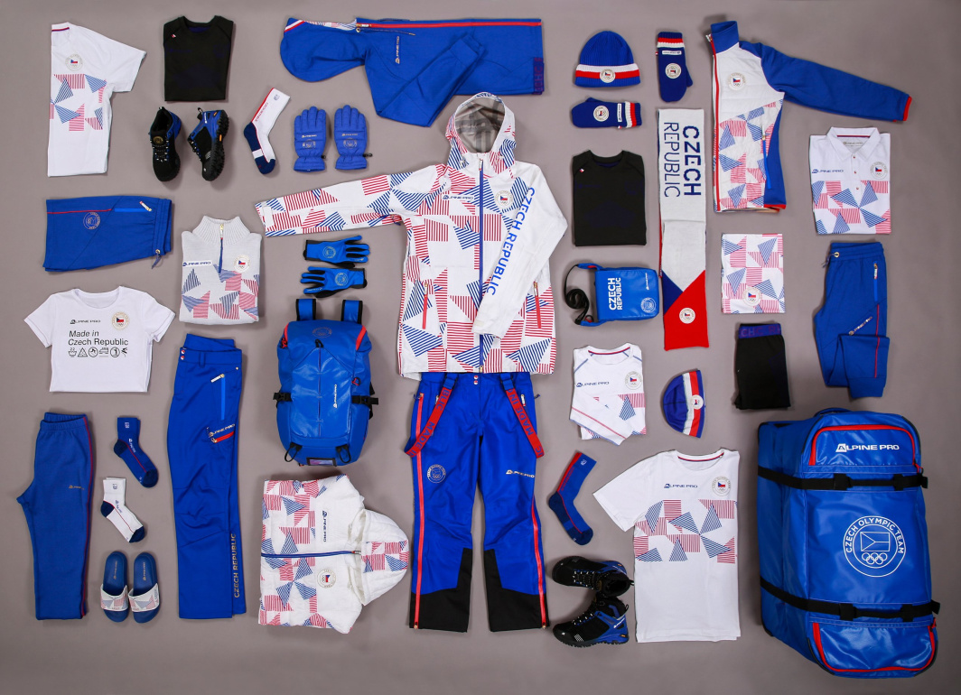 Český olympijský tým oblékne do Pekingu kolekci s motivem české vlajky