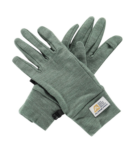 ALPINE PRO - SILASE RUKAVICE Z MERINO VLNY