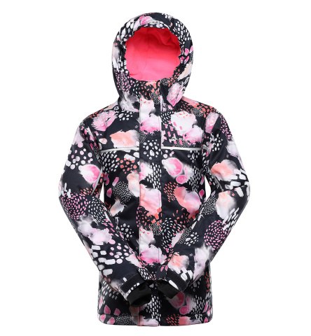 ALPINE PRO - KIWERO DĚTSKÁ LYŽAŘSKÁ BUNDA S MEMBRÁNOU PTX SNOW