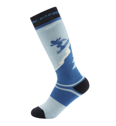 ALPINE PRO - SKYRO DĚTSKÉ LYŽAŘSKÉ PODKOLENKY Z MERINO WOOL