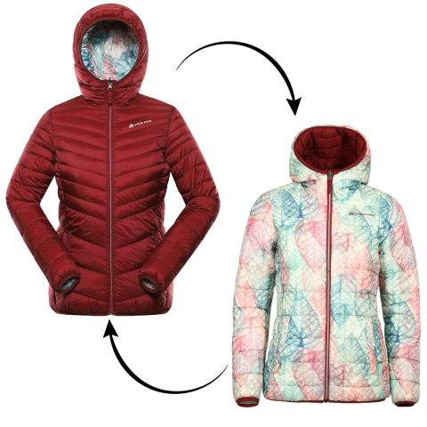 ALPINE PRO - EROMA DÁMSKÁ OBOUSTRANNÁ BUNDA HI-THERM