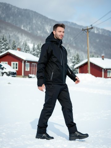ALPINE PRO - REAS 2 PÁNSKÁ LYŽAŘSKÁ BUNDA S MEMBRÁNOU PTX SNOW