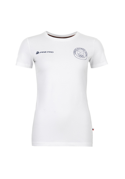 ALPINE PRO - MORELONA Dámské bavlněné triko z olympijské kolekce