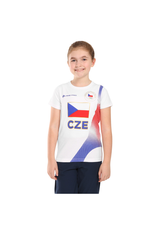 ALPINE PRO - REPOSO Dětské triko z olympijské kolekce Francie 2024