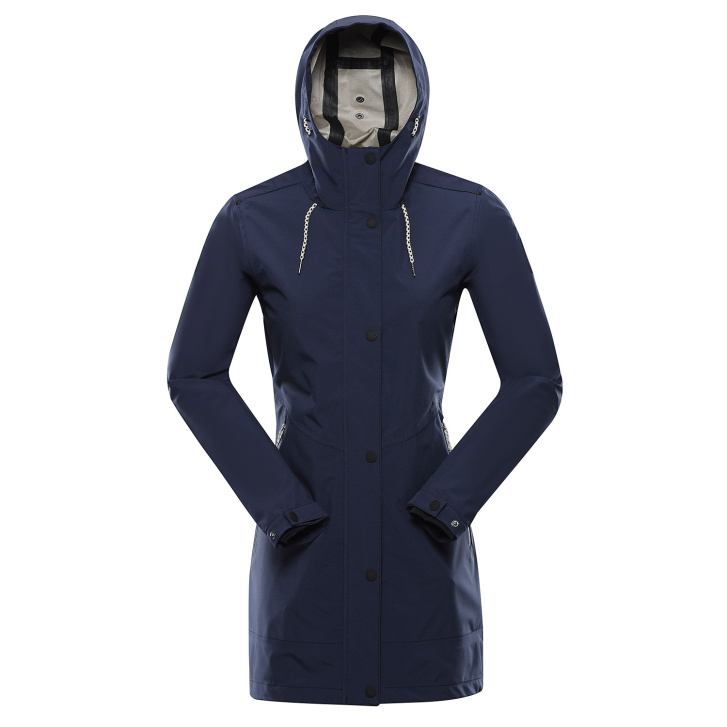 ALPINE PRO - PERFETA DÁMSKÝ NEPROMOKAVÝ KABÁT S MEMBRÁNOU PTX