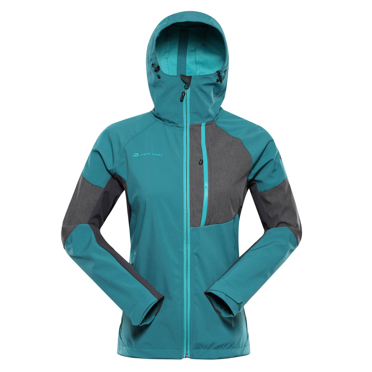ALPINE PRO - ESPRITA 2 DÁMSKÁ SOFSHELLOVÁ BUNDA S ÚPRAVOU DWR